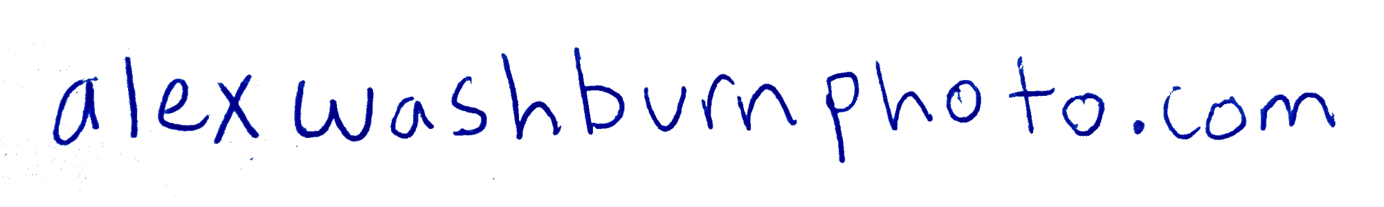 Alex Washburn Photo Logo